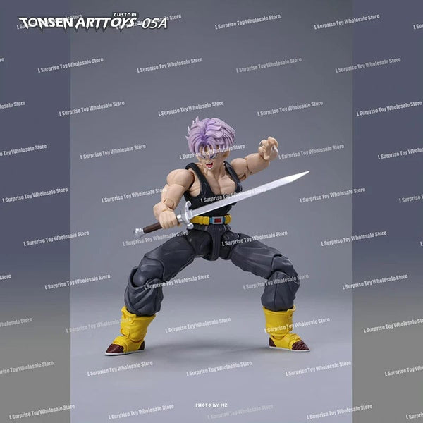 Planet Gates Tonsenarttoys Dragon Ball SHF Trunks Super Saiyan SSJ SSJ2 05A 05B Tonsen Arttoys Custom Accessories Anime Action Figures Toys
