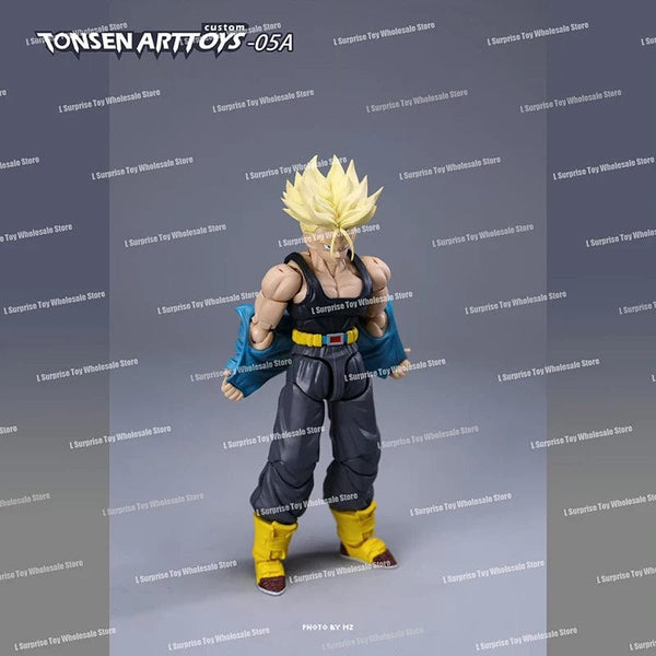 Planet Gates Tonsenarttoys Dragon Ball SHF Trunks Super Saiyan SSJ SSJ2 05A 05B Tonsen Arttoys Custom Accessories Anime Action Figures Toys