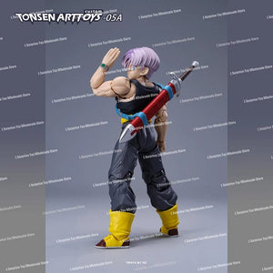 Planet Gates Tonsenarttoys Dragon Ball SHF Trunks Super Saiyan SSJ SSJ2 05A 05B Tonsen Arttoys Custom Accessories Anime Action Figures Toys