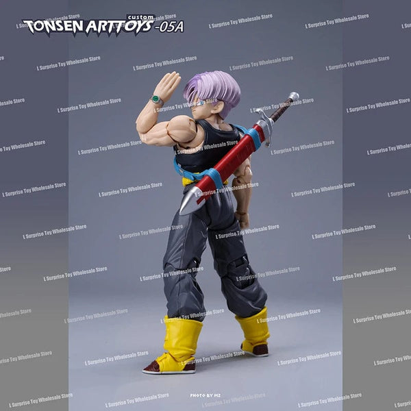 Planet Gates Tonsenarttoys Dragon Ball SHF Trunks Super Saiyan SSJ SSJ2 05A 05B Tonsen Arttoys Custom Accessories Anime Action Figures Toys