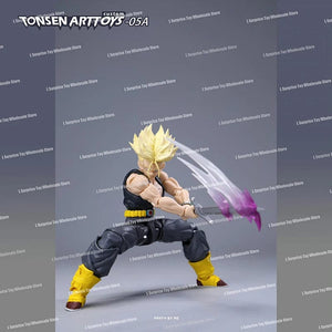 Planet Gates Tonsenarttoys Dragon Ball SHF Trunks Super Saiyan SSJ SSJ2 05A 05B Tonsen Arttoys Custom Accessories Anime Action Figures Toys