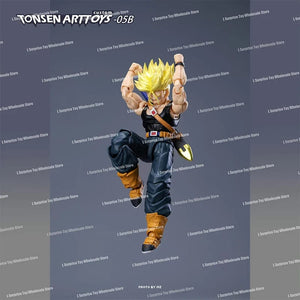 Planet Gates Tonsenarttoys Dragon Ball SHF Trunks Super Saiyan SSJ SSJ2 05A 05B Tonsen Arttoys Custom Accessories Anime Action Figures Toys