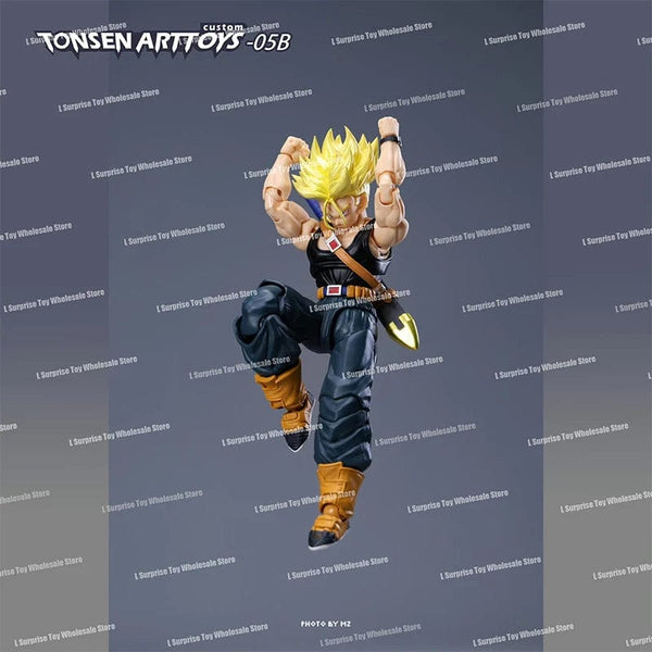 Planet Gates Tonsenarttoys Dragon Ball SHF Trunks Super Saiyan SSJ SSJ2 05A 05B Tonsen Arttoys Custom Accessories Anime Action Figures Toys