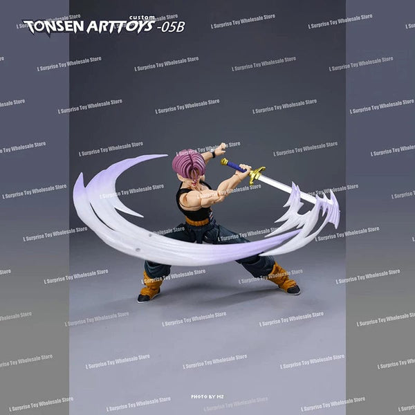 Planet Gates Tonsenarttoys Dragon Ball SHF Trunks Super Saiyan SSJ SSJ2 05A 05B Tonsen Arttoys Custom Accessories Anime Action Figures Toys