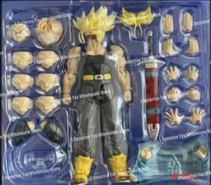 Planet Gates Tonsenarttoys Dragon Ball SHF Trunks Super Saiyan SSJ SSJ2 05A 05B Tonsen Arttoys Custom Accessories Anime Action Figures Toys