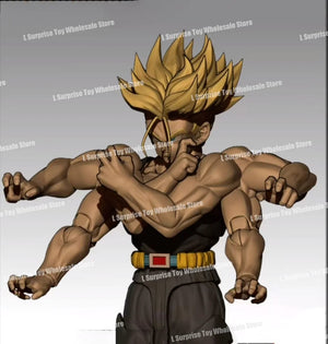 Planet Gates Tonsenarttoys Dragon Ball SHF Trunks Super Saiyan SSJ SSJ2 05A 05B Tonsen Arttoys Custom Accessories Anime Action Figures Toys