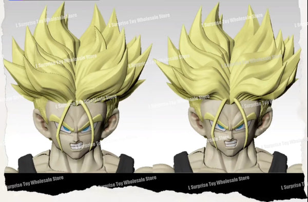 Planet Gates Tonsenarttoys Dragon Ball SHF Trunks Super Saiyan SSJ SSJ2 05A 05B Tonsen Arttoys Custom Accessories Anime Action Figures Toys
