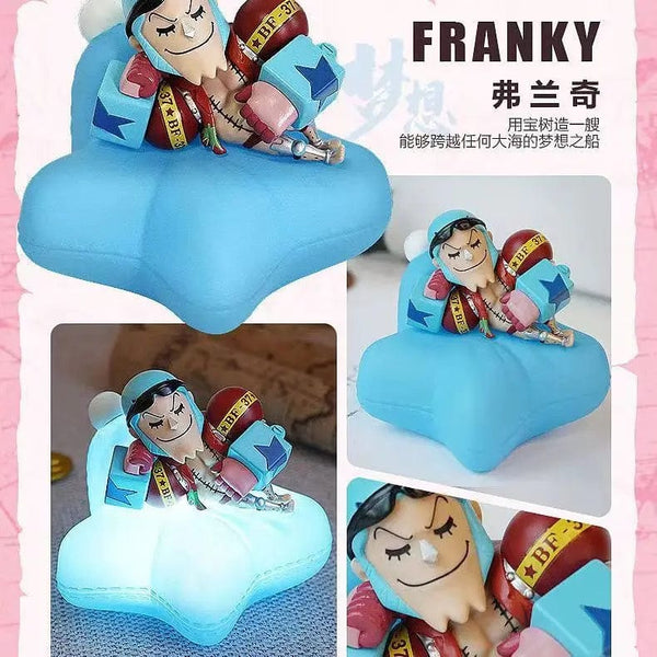 Planet Gates Tony Tony Chopper One Piece Luffy Zoro Nami Sanji Night Light Anime Figure Lamp Soft Light Bedroom Bedside LED Light Room Children Toys Gift