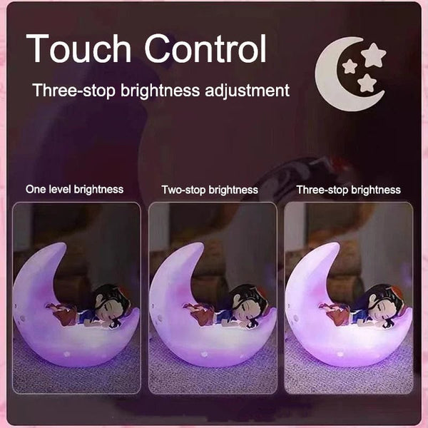 Planet Gates Tony Tony Chopper One Piece Luffy Zoro Nami Sanji Night Light Anime Figure Lamp Soft Light Bedroom Bedside LED Light Room Children Toys Gift