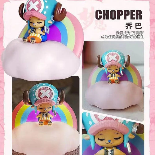 Planet Gates Tony Tony Chopper One Piece Luffy Zoro Nami Sanji Night Light Anime Figure Lamp Soft Light Bedroom Bedside LED Light Room Children Toys Gift