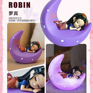 Planet Gates Tony Tony Chopper One Piece Luffy Zoro Nami Sanji Night Light Anime Figure Lamp Soft Light Bedroom Bedside LED Light Room Children Toys Gift