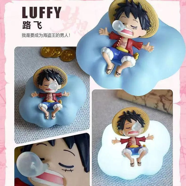 Planet Gates Tony Tony Chopper One Piece Luffy Zoro Nami Sanji Night Light Anime Figure Lamp Soft Light Bedroom Bedside LED Light Room Children Toys Gift