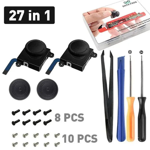 Planet Gates Tool black Replacement 3D Analog Joystick Thumb Stick For Nintendo Switch Joy Con Controller Sensor Module Potentiometer Repair Tool