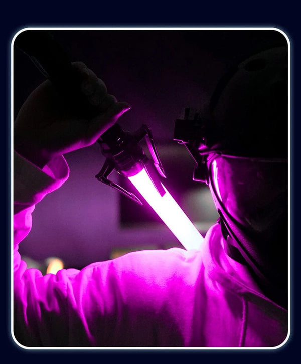 Planet Gates Toy Laser Sword Red and Blue Double Sword Retractable Two In One Lightsaber Jedi Cosplay WeaponMartial Arts Performance Children