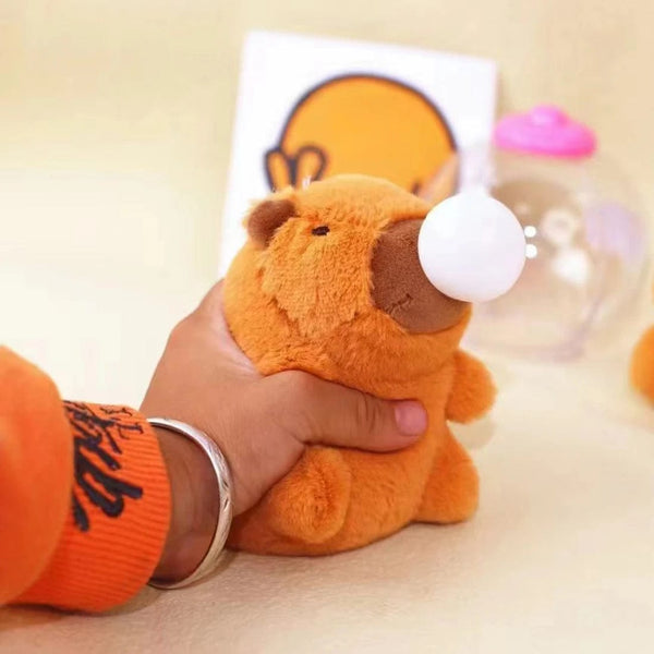 Planet Gates Toy New Capybara Plush Toys Women Cute Capibara Bag Pendant Keychain Kids Backpack Decor Party Birthday Gift Fluffty Doll Factory