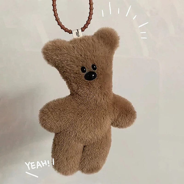 Planet Gates toy onesize Soft Teddy Bear Keychain Pendant Cartoon Cute Plush Doll Toy Kawaii Soft Stuffed Bag Charms Decorations For Children Gift 1PC