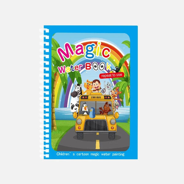 Planet Gates Traffic With pen Magic Water Drawing Book Children's Montessori Reusable Coloring Book, Sensory Early Educational Learning Painting Toys for Kids