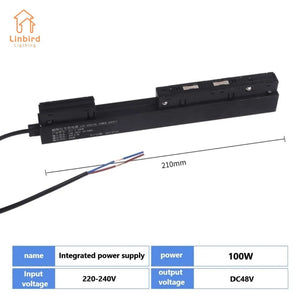 Planet Gates Transformer 100w / ZIGBEE Smart Magnetic Track Rail Light System Modern Flexible Fixture LED Spotlight DC48V Ceiling Indoor Light Smart Home Lamp Living