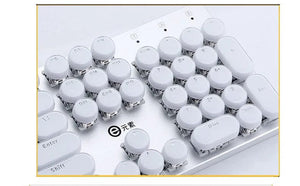 Planet Gates Translucent Keycaps 104 Keys Layout Low Profile White Keycaps DIY  Black Backlit Crystal Edge for Mechanical Keyboard