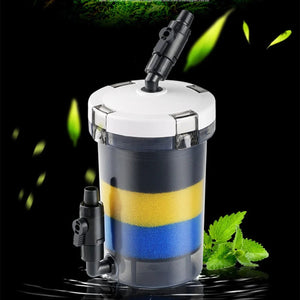 Planet Gates Transparent / 29X16X16CM Front Grass Cylinder Filter Fish Tank Aquarium Equipment Water Pump Submersible