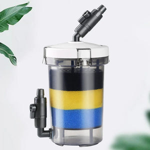 Planet Gates Transparent / 29X16X16CM Front Grass Cylinder Filter Fish Tank Aquarium Equipment Water Pump Submersible