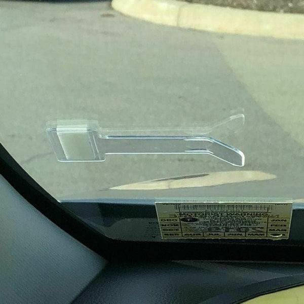 Planet Gates Transparent / 2pcs 2pcs Car Styling Parking Ticket Clips, Auto Fastener Card Bill Holder Windshield Organizer Stickers