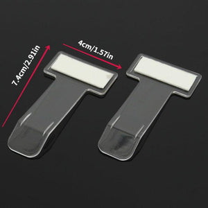 Planet Gates Transparent / 2pcs 2pcs Car Styling Parking Ticket Clips, Auto Fastener Card Bill Holder Windshield Organizer Stickers