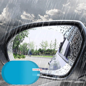 Planet Gates Transparent 2pcs Car Anti-Rain Clear Film Rear Lenses Protection Nozzle Waterproof Film Car Sticker Fittings 100x145mm (3.9*5.7inches)