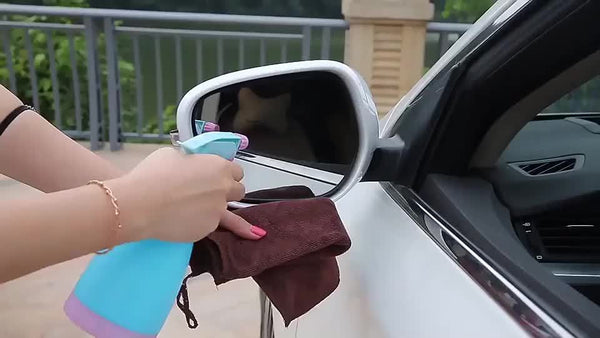 Planet Gates Transparent 2pcs Car Anti-Rain Clear Film Rear Lenses Protection Nozzle Waterproof Film Car Sticker Fittings95x135mm (3.74*5.3inches)