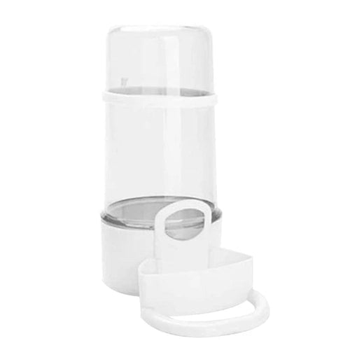 Planet Gates Transparent Automatic Bird Feeder Bird Water Drinker Waterer with Clip Pet Bird Supplies Hamster Parrot Dispenser Bottle Drinking Cup Bowls
