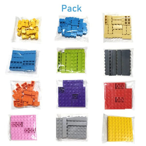 Planet Gates Transparent Blue 60pcs DIY Building Blocks Thick Figures Bricks 2x2 Dots Educational Creative Size Compatible With 3003 Plastic Toys for Children
