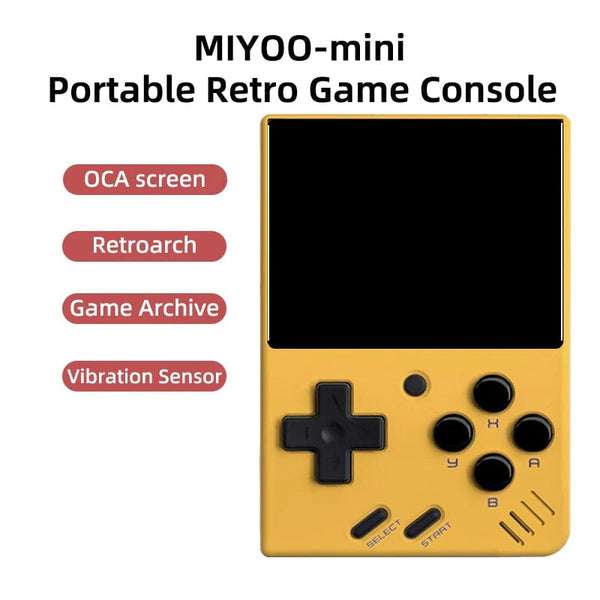 Planet Gates Transparent Blue / CHINA MIYOO MINI V4 PortableRetro Handheld Game Console 2.8Inch IPS Screen Video Game Consoles Linux System Classic Gaming Emulator