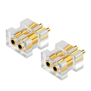 Planet Gates Transparent Flat / 1 Pair 2 Pin 0.7mm 0.8mm Male Flat Convex Concave Double Needle 0.78mm Connector Female Socket Headphone Plug Consumer Electronics