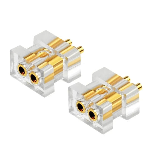 Planet Gates Transparent Flat / 1 Pair 2 Pin 0.7mm 0.8mm Male Flat Convex Concave Double Needle 0.78mm Connector Female Socket Headphone Plug Consumer Electronics