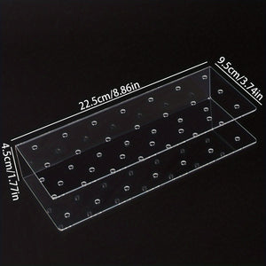 Planet Gates Transparent-Large 1pc Cake Pop Holder, Clear Acrylic Cake Pop Stand Display For Weddings Baby Showers Birthday Parties Anniversaries Halloween Candy Decorative