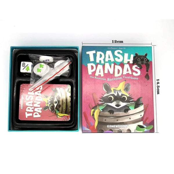 Planet Gates Trash Pandas Board Game Party Family Strategy Game Interesting Card Games (English version)