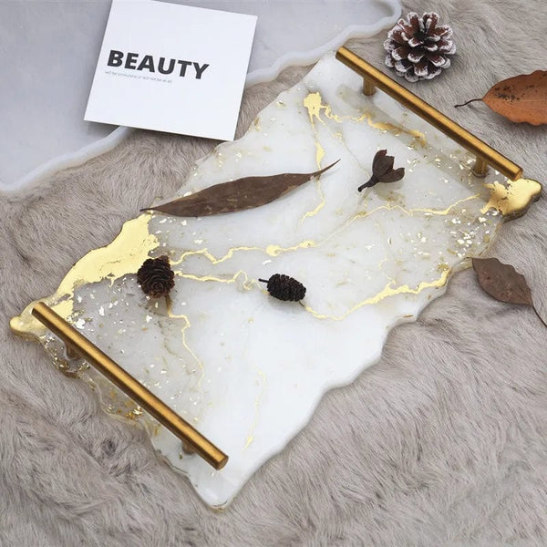 Planet Gates Tray Silicone Mold DIY Resin Mold Crystal Epoxy Silicone Mold Fruit Disc Tea Plate Tabletop Coaster Making Molds Tool