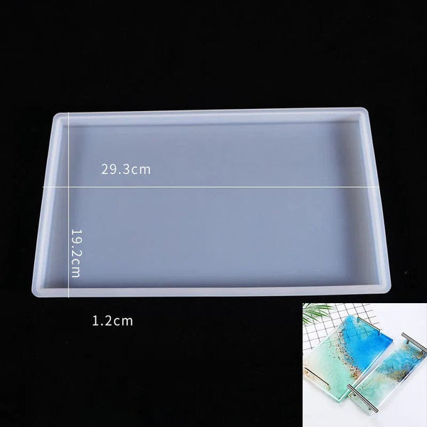 Planet Gates Tray Silicone Mold DIY Resin Mold Crystal Epoxy Silicone Mold Fruit Disc Tea Plate Tabletop Coaster Making Molds Tool