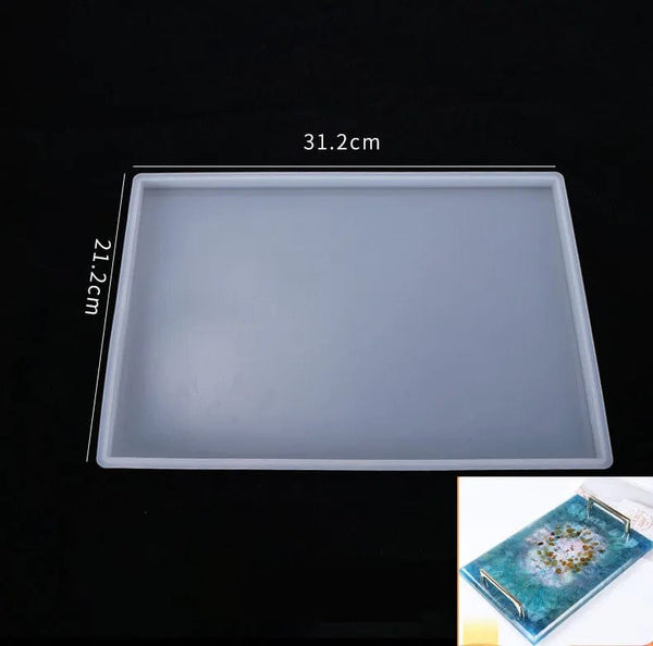 Planet Gates Tray Silicone Mold DIY Resin Mold Crystal Epoxy Silicone Mold Fruit Disc Tea Plate Tabletop Coaster Making Molds Tool