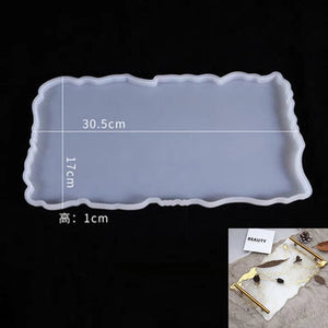 Planet Gates Tray Silicone Mold DIY Resin Mold Crystal Epoxy Silicone Mold Fruit Disc Tea Plate Tabletop Coaster Making Molds Tool