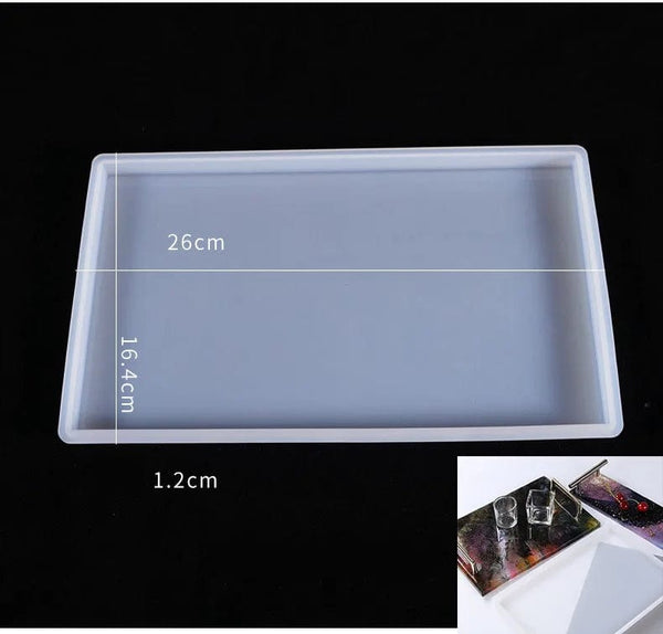 Planet Gates Tray Silicone Mold DIY Resin Mold Crystal Epoxy Silicone Mold Fruit Disc Tea Plate Tabletop Coaster Making Molds Tool