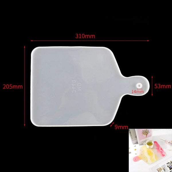 Planet Gates Tray Silicone Mold DIY Resin Mold Crystal Epoxy Silicone Mold Fruit Disc Tea Plate Tabletop Coaster Making Molds Tool