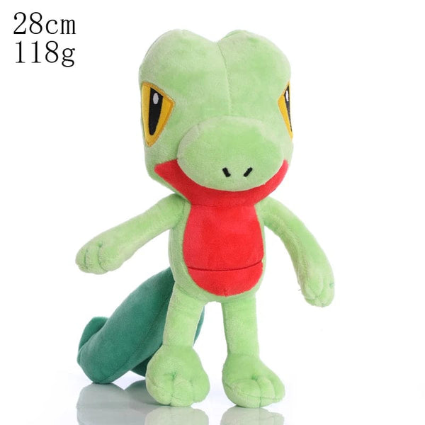 Planet Gates Treecko 28cm Pokemon Plush Toy Anime Figure Charizard Mewtwo Blastoise Mew Eevee Gengar Pikachu Stuffed Doll Sprigatito Toy Kids Xmas Gift