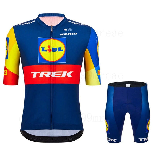 Planet Gates Trek 2024 Summer Team Cycling Jersey Set Ciclismo Clothing MTB Bike Clothes Uniform Maillot Ropa Ciclismo Bicycle Suit Hombre