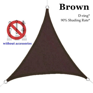 Planet Gates Triangle Sunshade Sail Anti-UV HDPE Fabric Garden Plant Cover Gazebo Shading Net Swimming Pool Outdoor Patio Shade Cloth