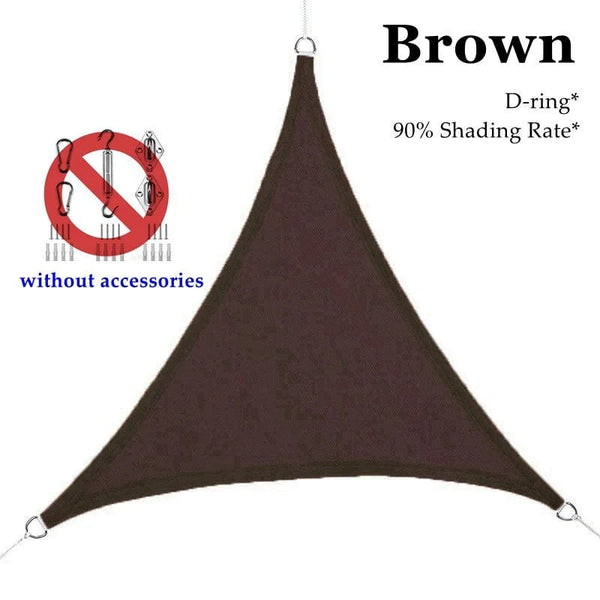 Planet Gates Triangle Sunshade Sail Anti-UV HDPE Fabric Garden Plant Cover Gazebo Shading Net Swimming Pool Outdoor Patio Shade Cloth