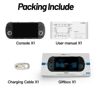 Planet Gates Trimui Smart Pro Handheld Game Console 4.96''IPS Screen Linux System Joystick RGB Lighting Smartpro Retro Video Game Kid's Gifts