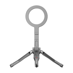 Planet Gates Tripod Flymile Magnetic Selfie Stick Tripod for Magsafe iPhone 16 15 14 13 12 Pro Max Samsung Phone Foldable Desktop Tripod 1/4" Holes