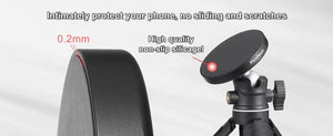 Planet Gates Tripod for MagSafe Magnetic Smartphone Tripod for MagSafe, Mini Extendable Selfie Stick 360° Ball Head Tripod Stand Handle Grip for iPhone 14 13 12