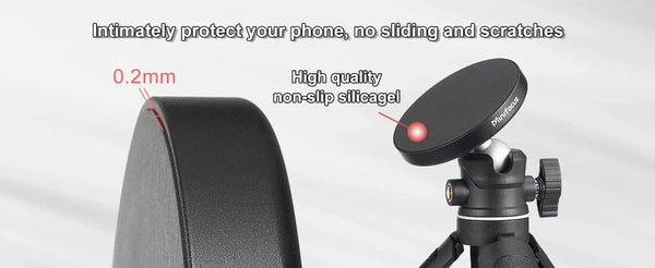 Planet Gates Tripod for MagSafe Magnetic Smartphone Tripod for MagSafe, Mini Extendable Selfie Stick 360° Ball Head Tripod Stand Handle Grip for iPhone 14 13 12